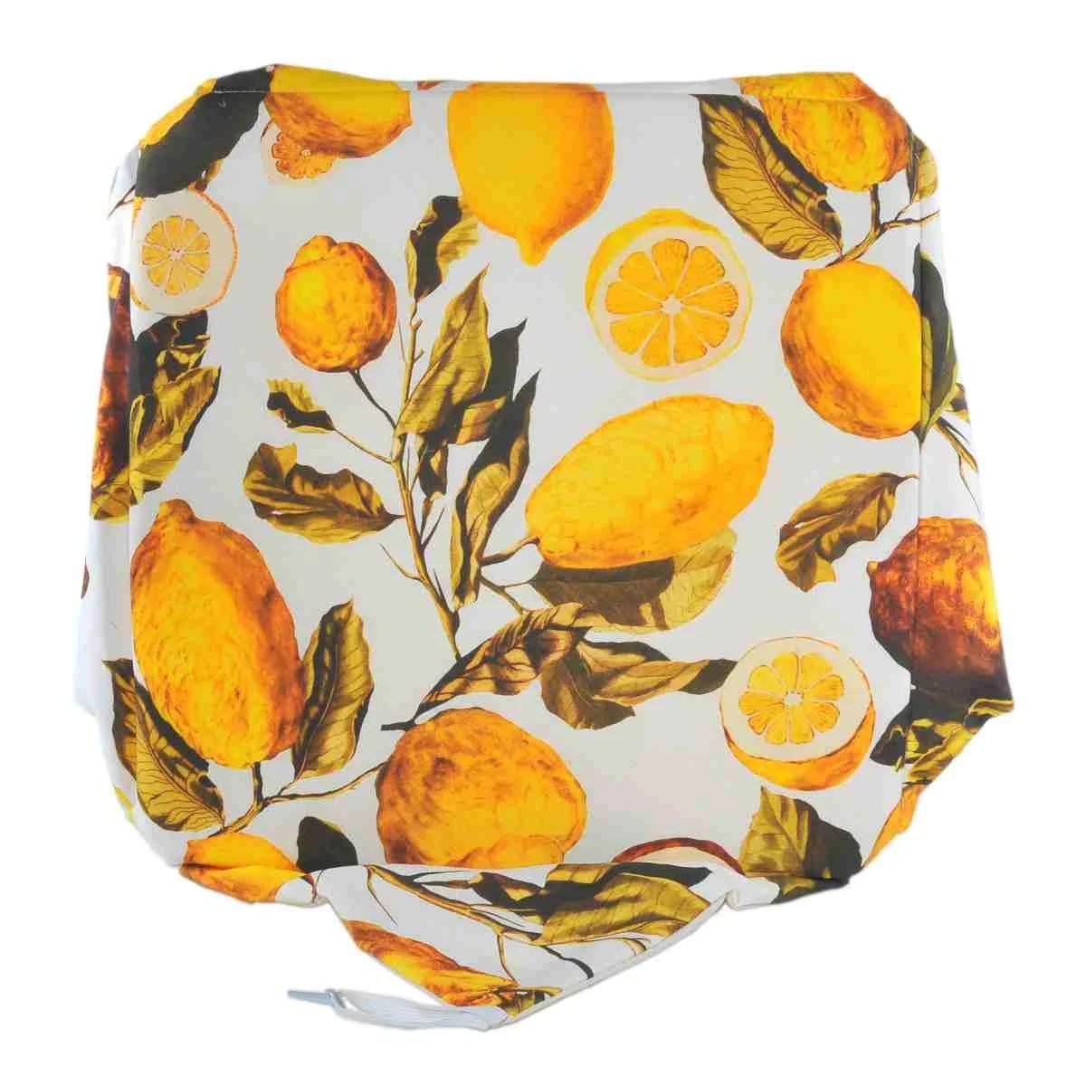 Cuscino Sedia Aletta Limoni cm.39x39x5