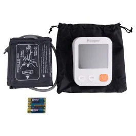 Misuratore di pressione arteriosa da braccio a batteria, display LCD, Kooper