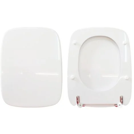Copriwater Esedra Catalano legno rivestito in resina poliestere bianco come originale