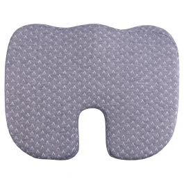 Cuscino memory foam per seduta, 44x34x7 cm, grigio, LeFlaf