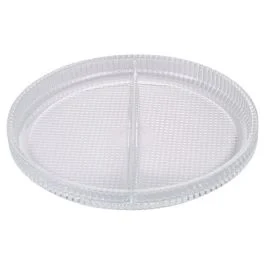 Piattino 2 scomparti in vetro ø 20 cm, Imperial