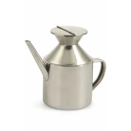 Oliera 800 ml in acciaio inox, dosatore antigoccia, SìChef