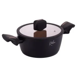 Casseruola con coperchio 20 cm, rivestimento interno in ceramica Fusion Pro II, Radici Liquirizia