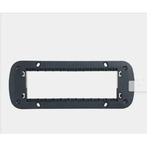 Supporto 6 posti compatibile con Bticino Living Now Biesse