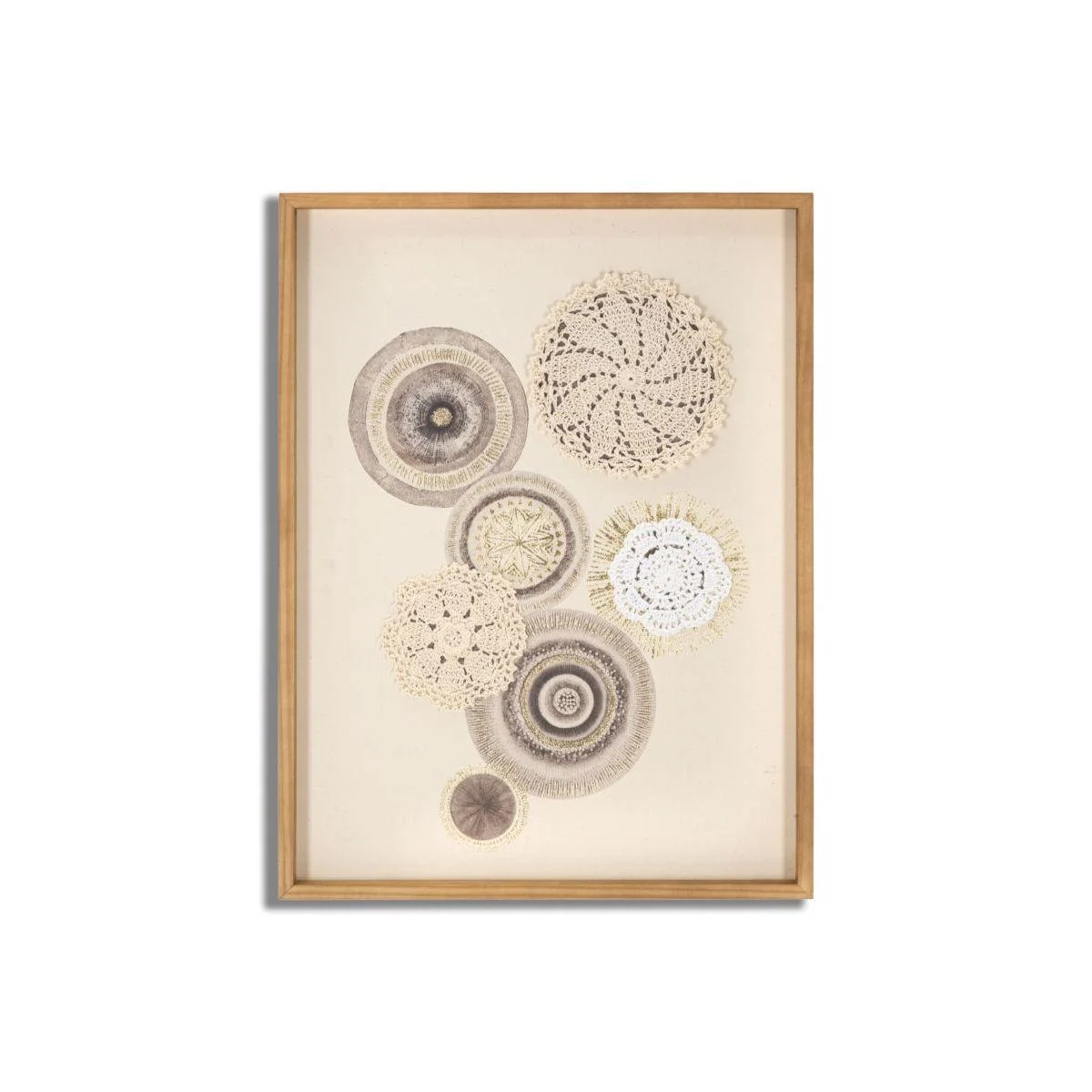 Pannello Con Cornice Circly Conserti cm.45x3,2x60