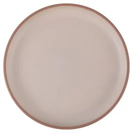 Piatto frutta in plastica finitura matt, beige, Sibilla