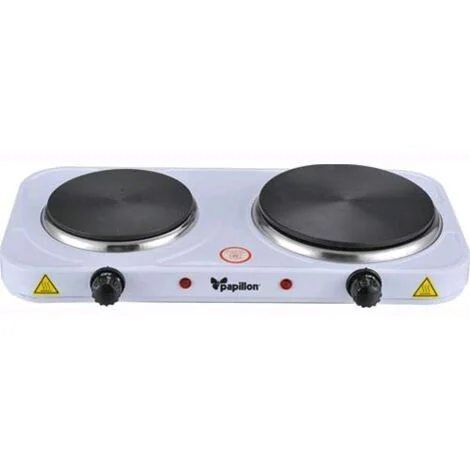 FORNELLO ELETTRICO 2 PIASTRE PAPILLON - CUCINA 2 FUOCHI