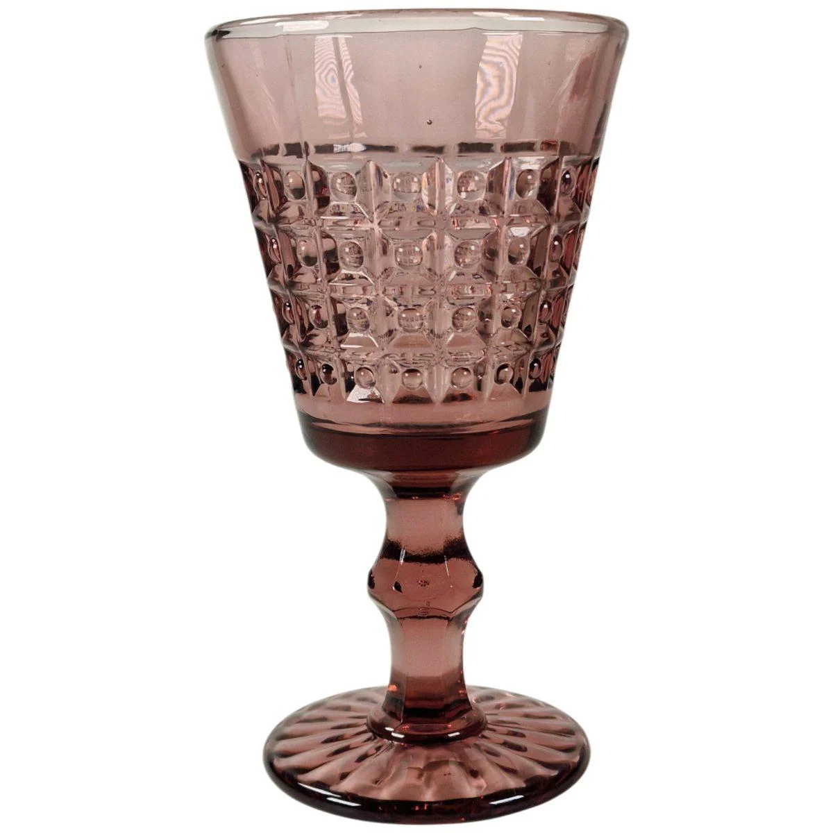 Bicchiere Vetro Singolo Calice Windsor Rosa ml.240