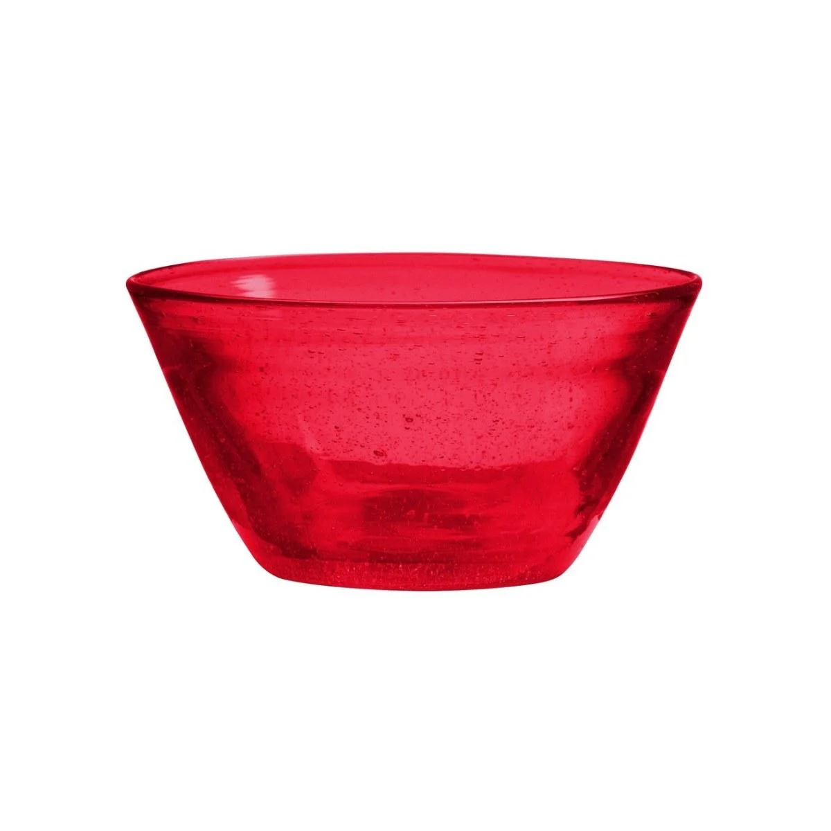 Ciotola Vetro Surf Rossa