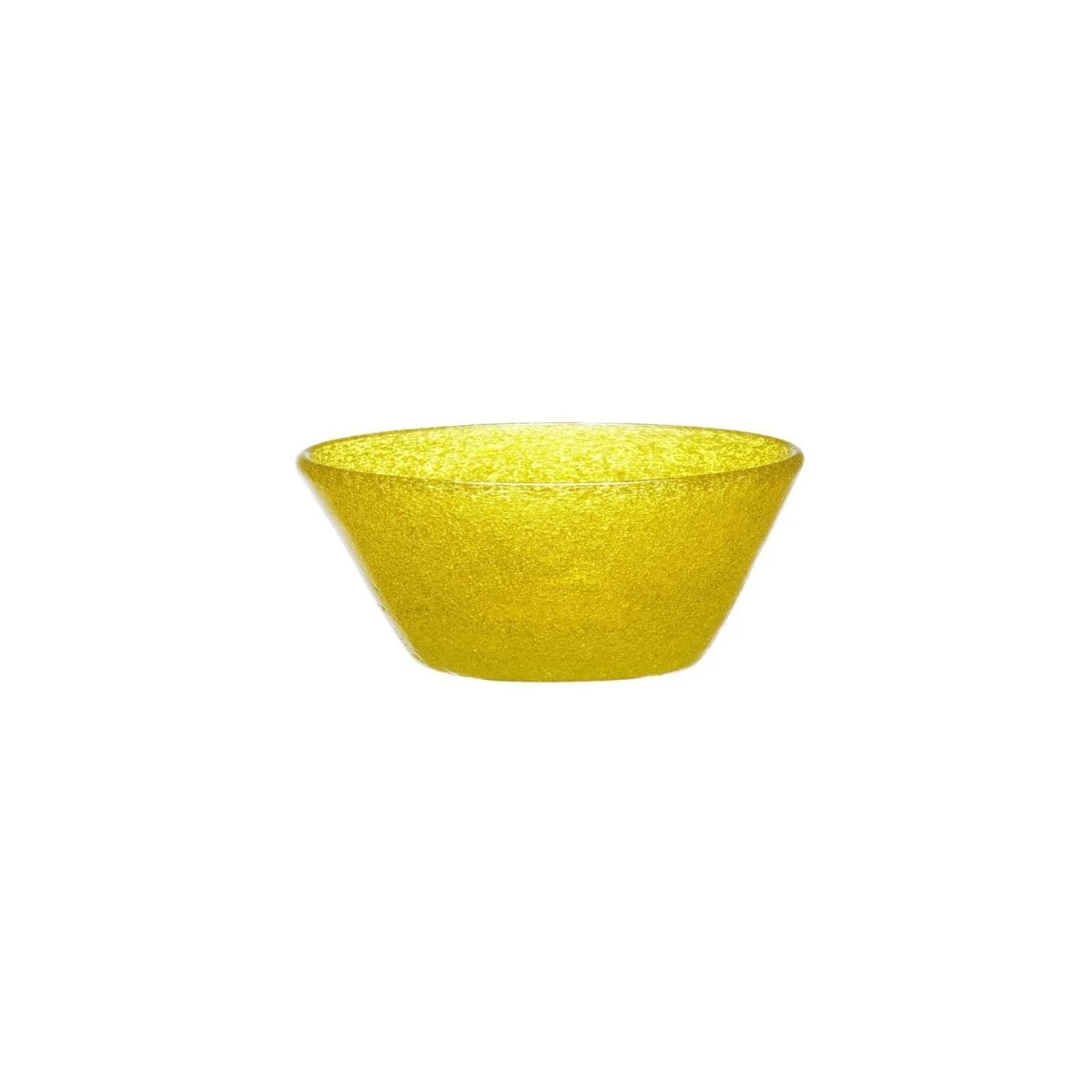 Ciotola Vetro Surf Gialla