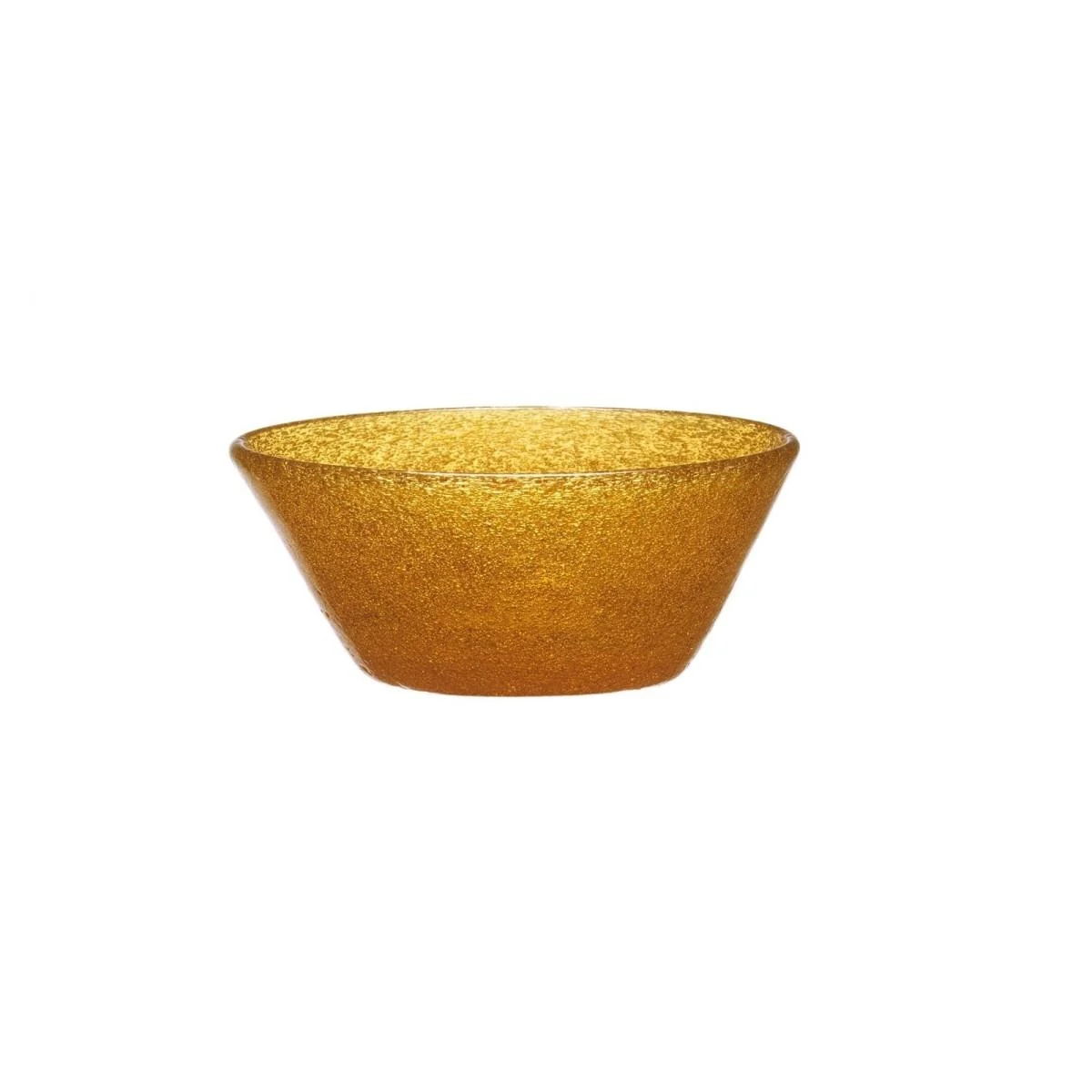 Ciotola Vetro Surf Giallo Ambra