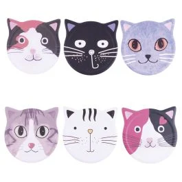 Mattonella decorativa 10,5x10,8 cm, Cats