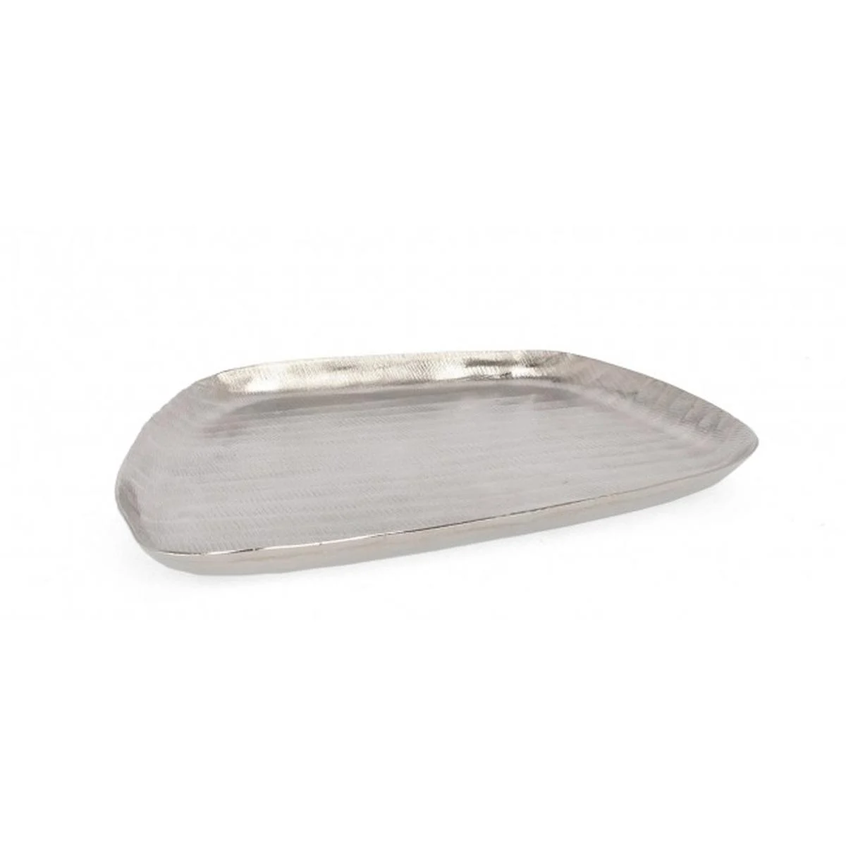 Vassoio Decorativo Chisel Argento cm.30x28
