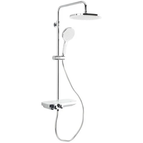 Swiss Aqua Technologies Colonna doccia con miscelatore termostatico e soffione XXL da 255 mm, cromata (SATSSTPBCH)