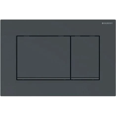 Placca di copertura SIGMA 30 nero lucido