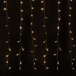 Tenda 120 led bianco caldo, 300x75 cm, Santa's House