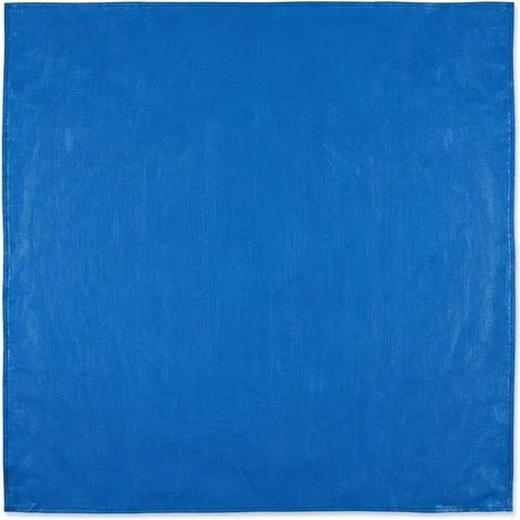 Telo Base Piscina Protezione Fondo Quadrato Blu Giardino Esterno 274x274 cm