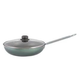 Saltapasta con coperchio Ø32 cm in alluminio, Selva Line