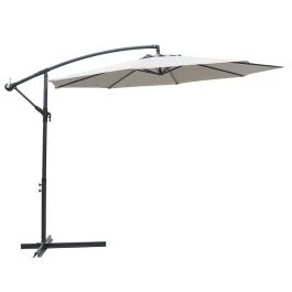 Ombrellone lampara da giardino tortorta Ø 300 x h. 245 cm, Kios Esté