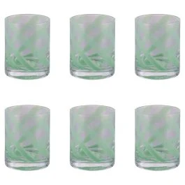 Set 6 bicchieri acqua 340 ml, Vertigo Green