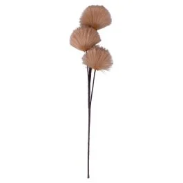 Ramo decorativo artificiale con soffioni h. 80 cm, champagne, Sibilla