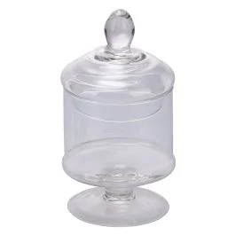 Vaso potiche in vetro soffiato, Glicine Sibilla