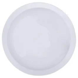 Piatto frutta in vetro opalino 21,5 cm, bianco