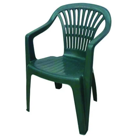 Sedia da Giardino in Resina Verde 56x54x80 cm Impilabile - Lyra Progarden