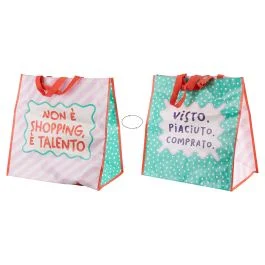Borsa shopper multicolor, More Amor