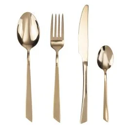 Set 24 posate oro lucido, Cut