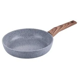 Padella 24 cm rivestimento in ceramica, induzione, extra spessore 4,5 mm, Carrara SìChef