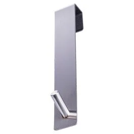 Appendino per box doccia in acciaio inox, fondo gommato,  silver, Sìordine
