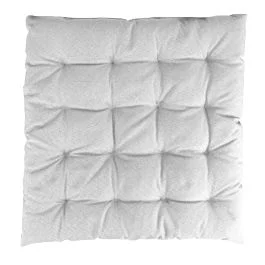 Cuscino sedia outdoor 50x45 cm, idrorepellente, grigio, Esté