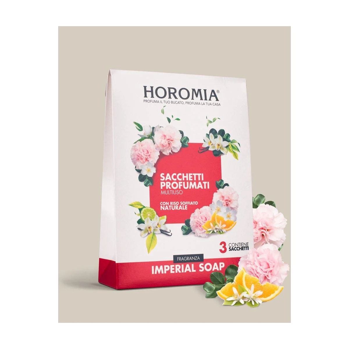 Sacchetti Profumati horomia Imperial Soap Multiuso Set pz.3