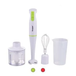 Mini robot 3 in 1 in acciaio inox 600W, bianco, Kooper