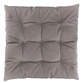 Cuscino sedia outdoor 50x45 cm, idrorepellente, tortora, Esté