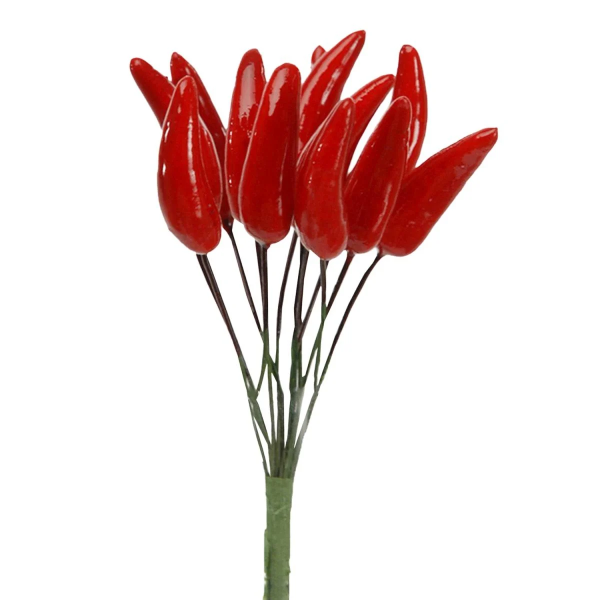 Decorazione Verdura Artificiale Peperoncino Set pz.12 cm.11