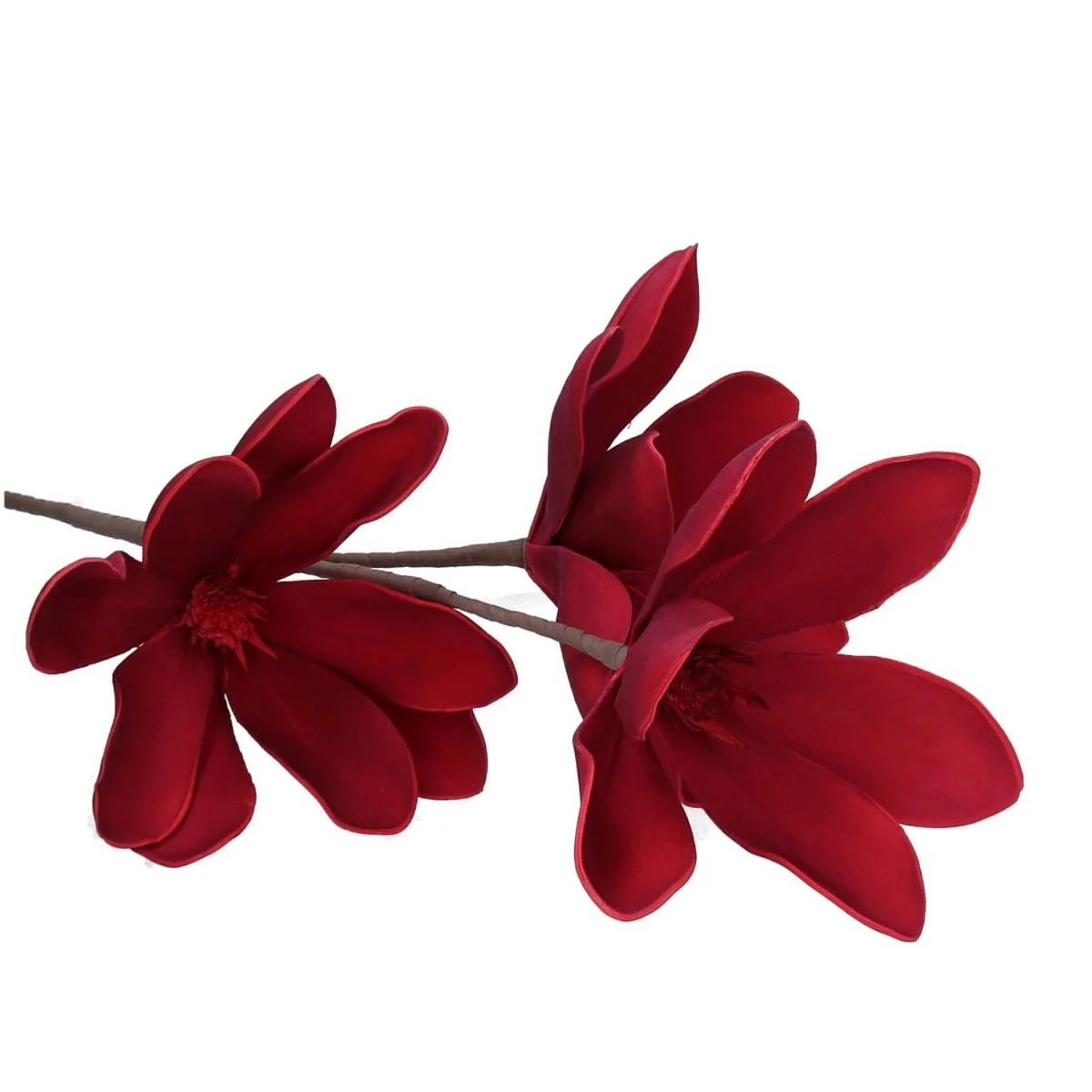 Fiore Magnolia x3 Rossa in PVC cm.95