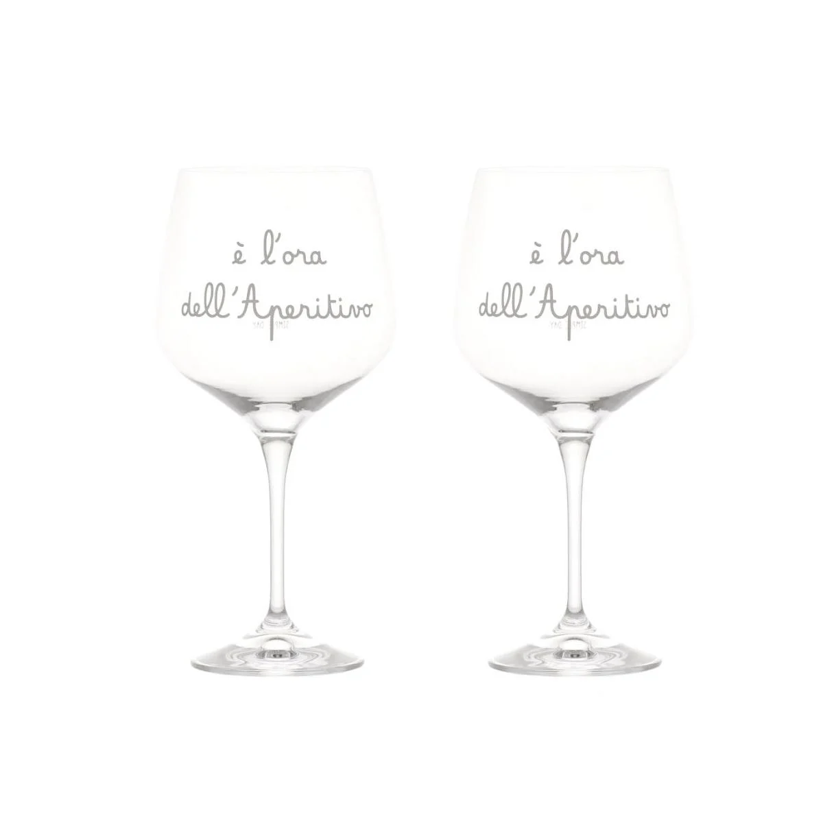 Bicchiere Vetro p2 Calice L'ora dell'Aperitivo Simple Day