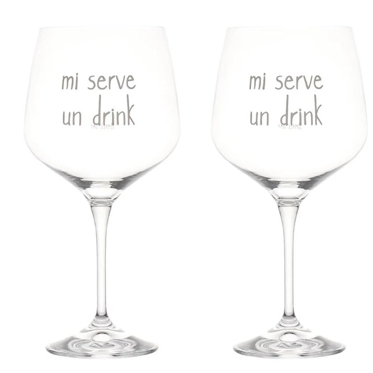 Bicchiere Vetro p2 Calice Mi Serve un Drink Simple Day