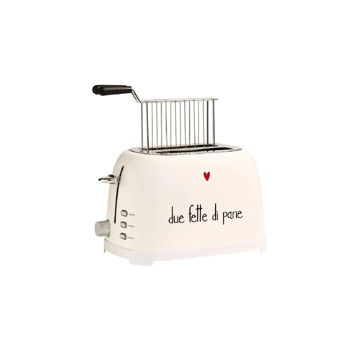 Tostapane Simply Day Bianco Due Fette di Pane