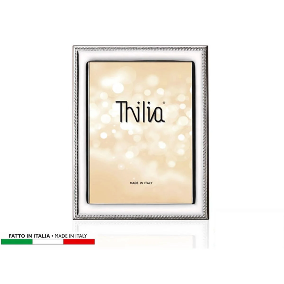 Cornice Argento cm.18x24 Liscia