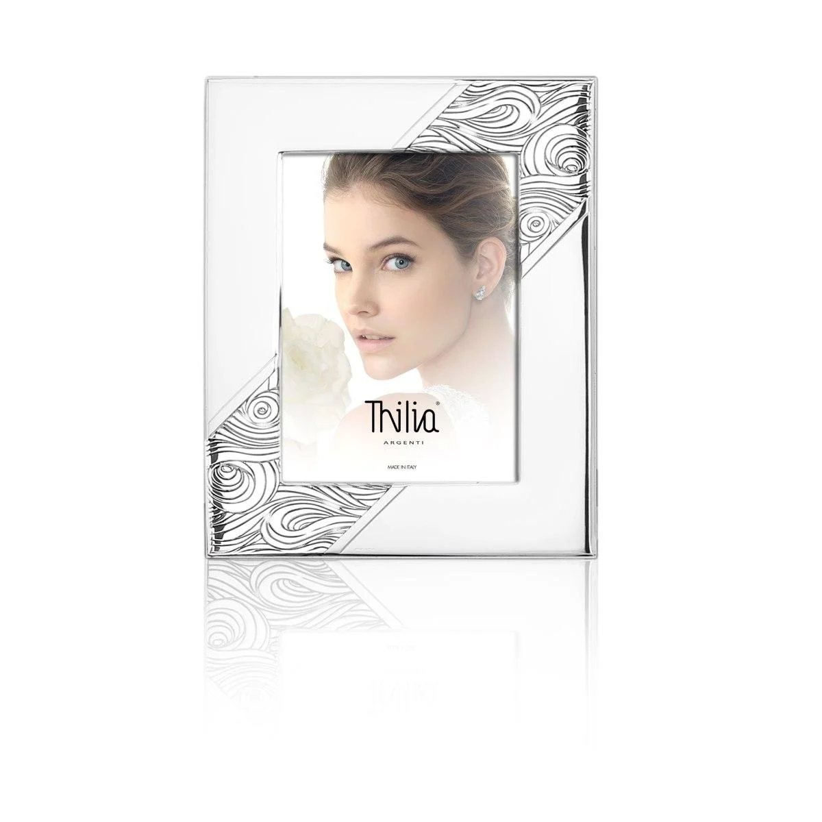 Cornice Argento cm.18x24 Thilia