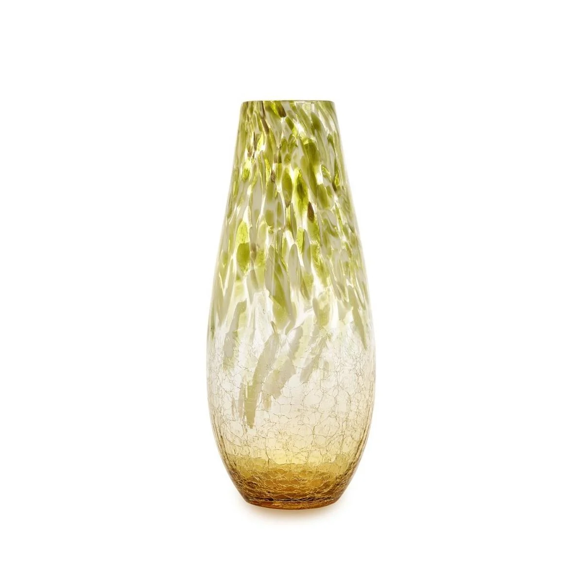 Vaso Vetro Topazio Verde cm.15,5x37,5