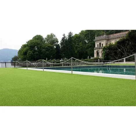 1PZ Prato Sintetico Artificiale 2x2mt =4mq spessore 7mm fondo drenante Manto erboso/Tappeto erba finta