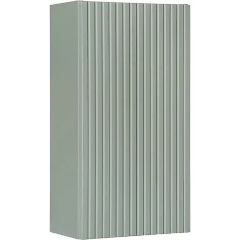 Mobile da bagno ELVINA - 1 porta - Altezza 57 cm - Verde salvia pastello - Mobile sospeso