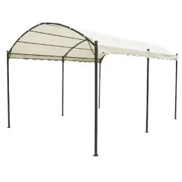 Gazebo tunnel copriauto idrorepellente 3x4 m, ecrù, Esté