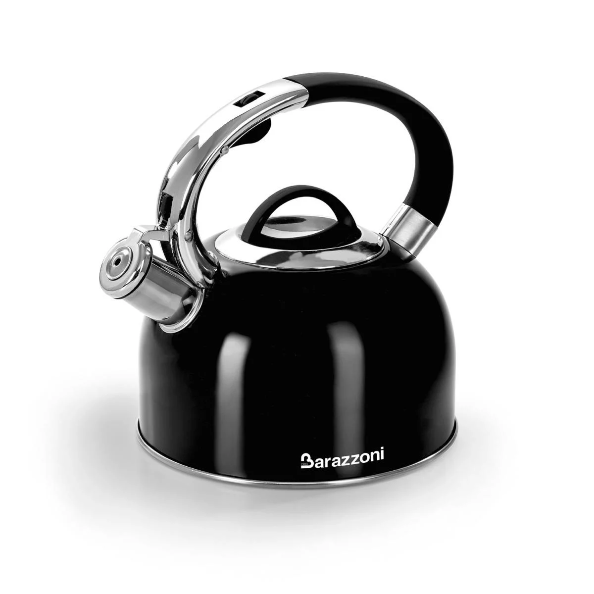 Bollitore Inox Inox Barazzoni Nero con Fischio Lt.2,5