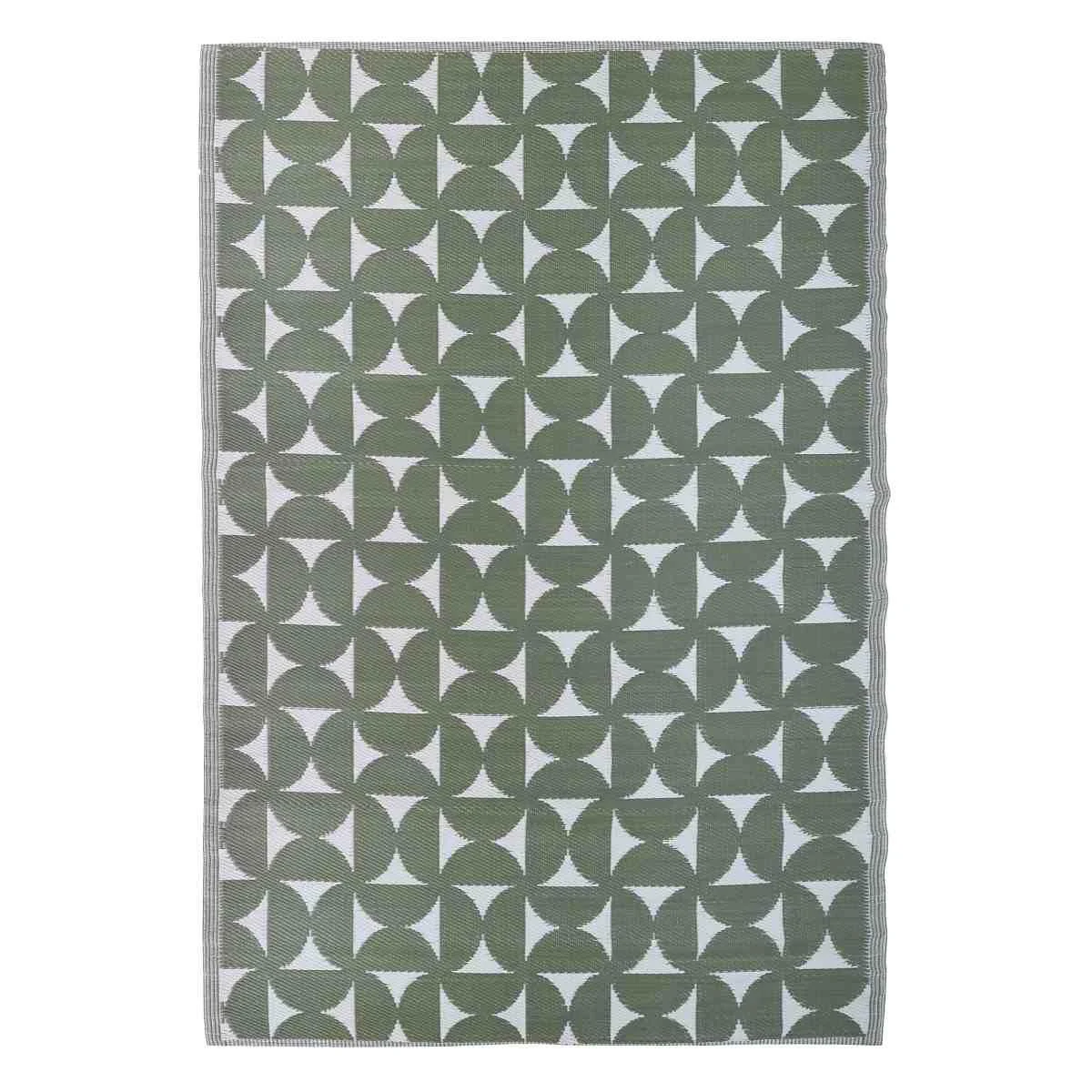 Tappeto cm.160x230 Idy Verde e Bianco