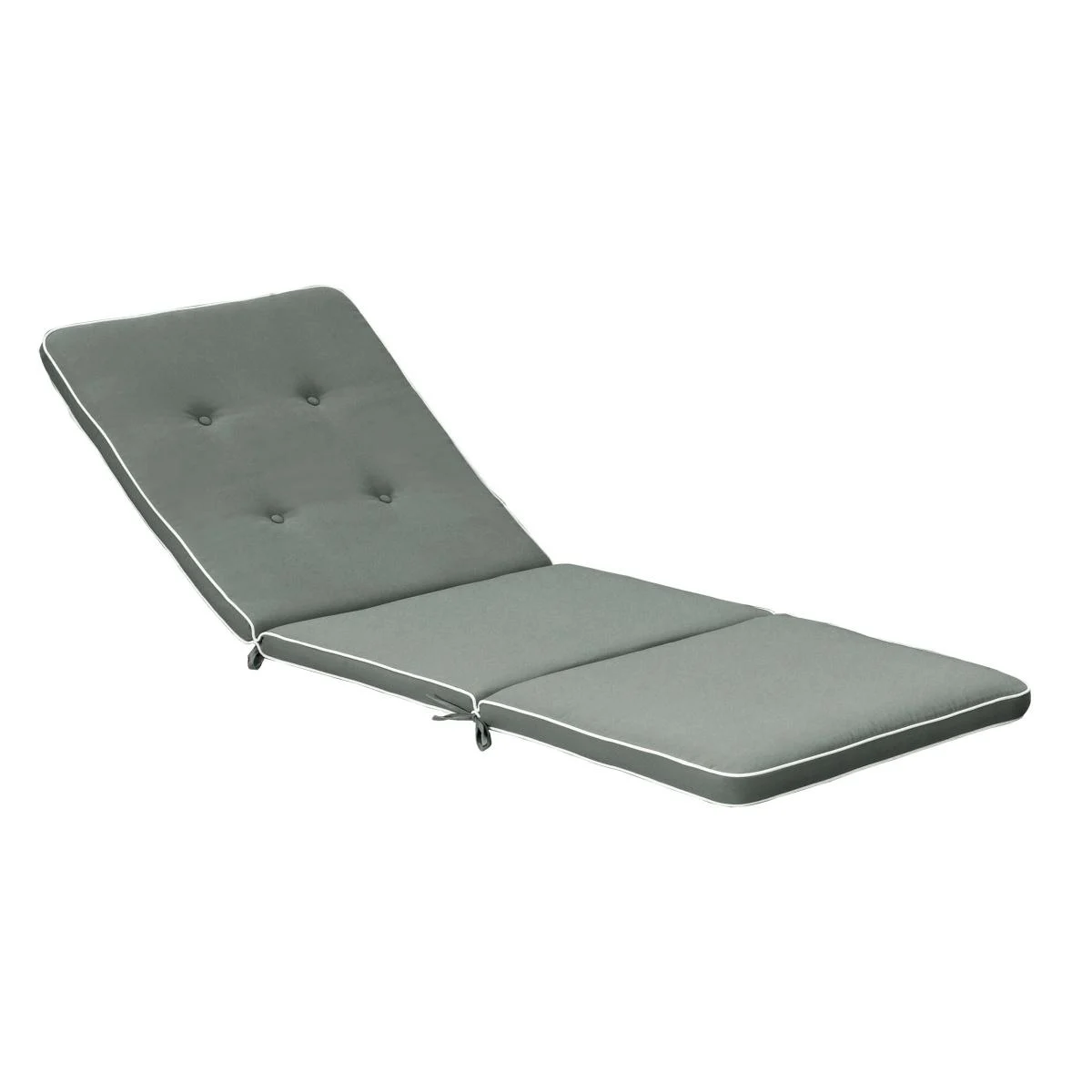 Cuscino Lettino 63X200 Tortora con Bordo